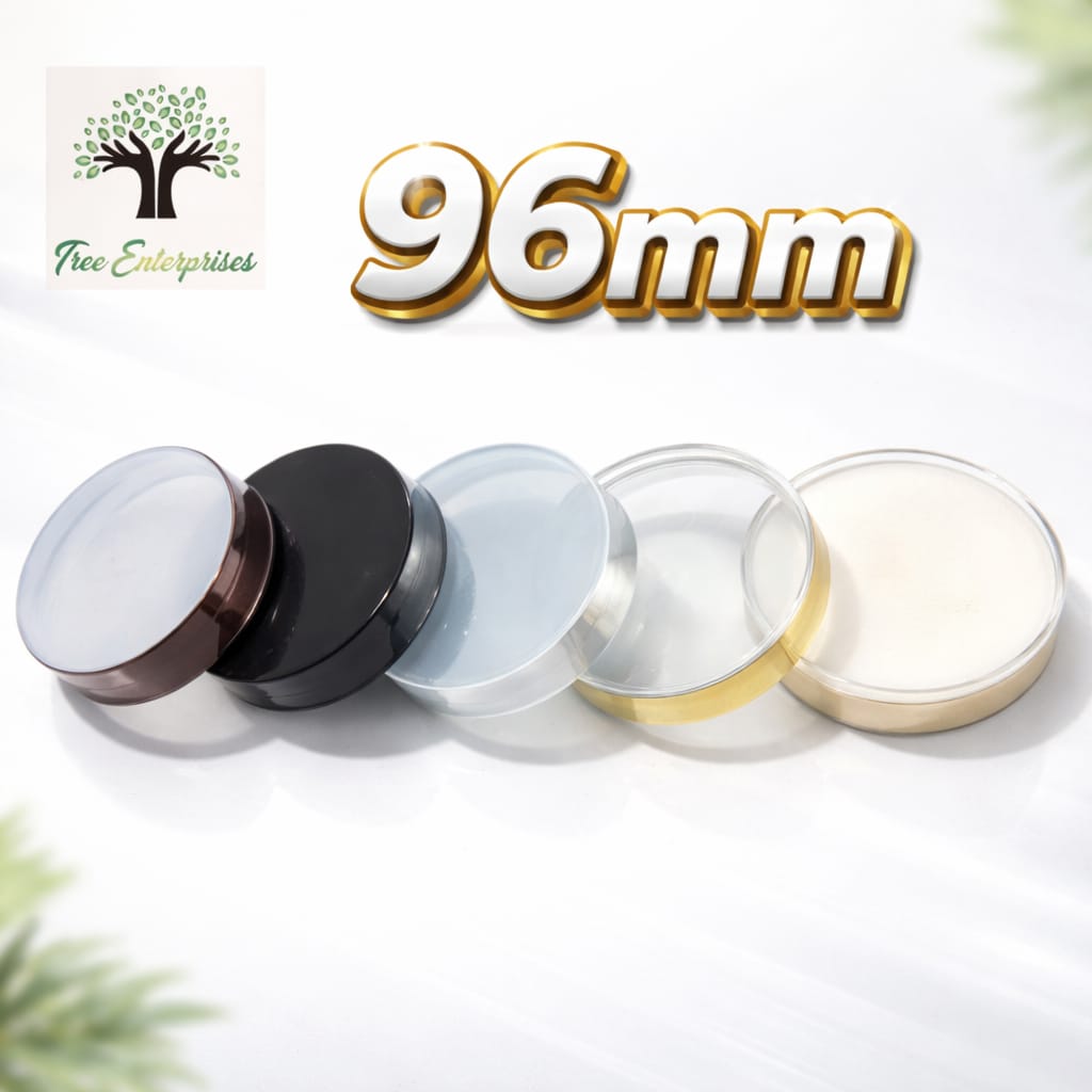 CLEAR CAP WITH COATING 96MM